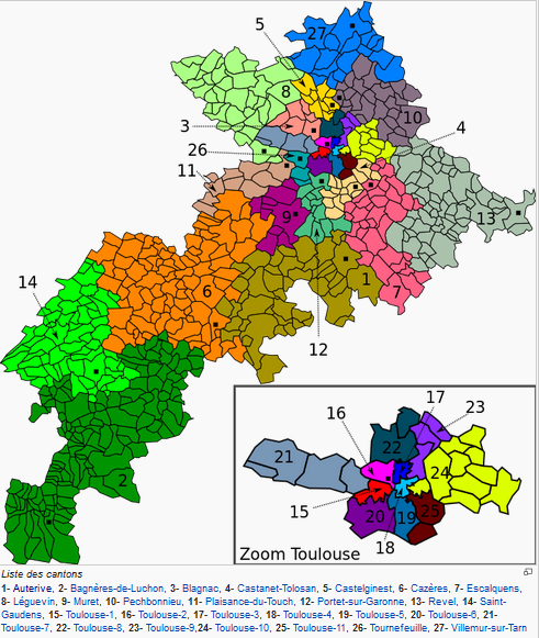 Cantons de Haute-Garonne